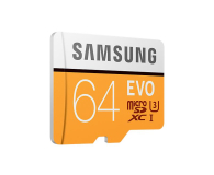 Karta pamieci SAMSUNG EVO microSD 64GB 100MB/s + SD
 MB-MP64GA/EU - 360776 - zdjęcie 2